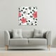 image 2 of Red Flowers, Green Leaves (Canvas Print) 114 x 114 x 4cm