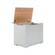 image 3 of Tutti Bambini Toy Box - Dove Grey/Oak