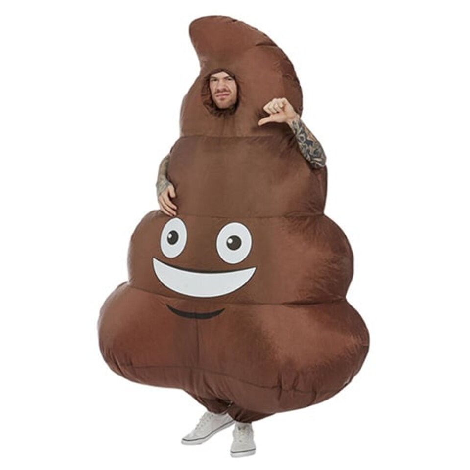 image 1 of Inflatable Poop Fancy Dress Costume Unisex Adult One Size