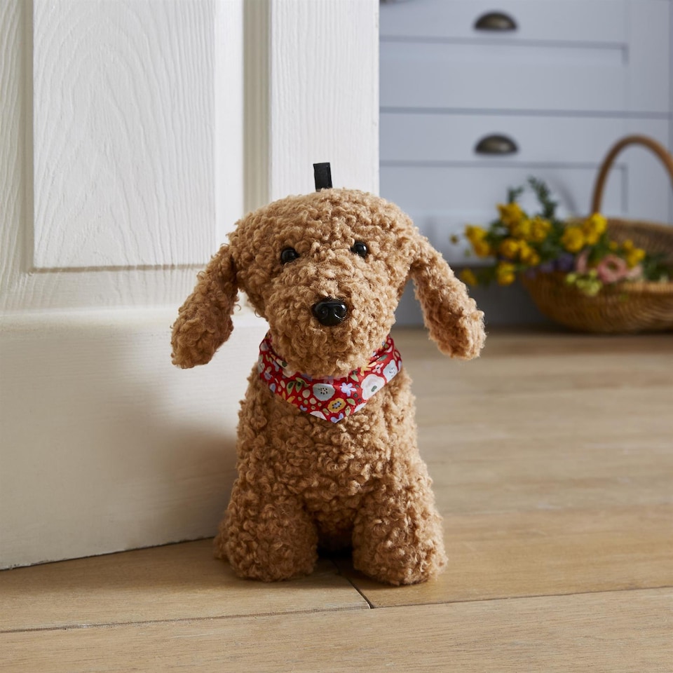 image 1 of Ulster Weavers Cockapoo Doorstop - Shaped Brown
