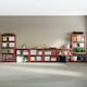 image 8 of Home Vida 5 Tier Large Heavy Duty Garage Shelves Adjustable Steel Shelving Storage Units - Red - Holds Upto 875kg Per Bay - 4 Bays
