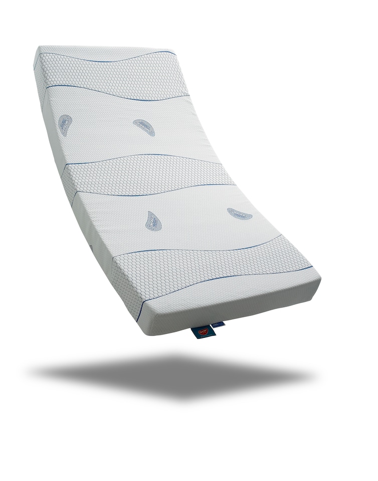 image 1 of Sareer 6 Inch Cool Blue Memory Foam Mattress 3FT | White | Single