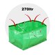 image 3 of SPARES2GO Garden & Farm Wheelbarrow Carrier Bag Heavy Duty Capacity Increase (270 Litre)