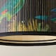 image 5 of ValueLights Daintree Small Dark Jungle Bamboo Drum Lamp Shade Multi