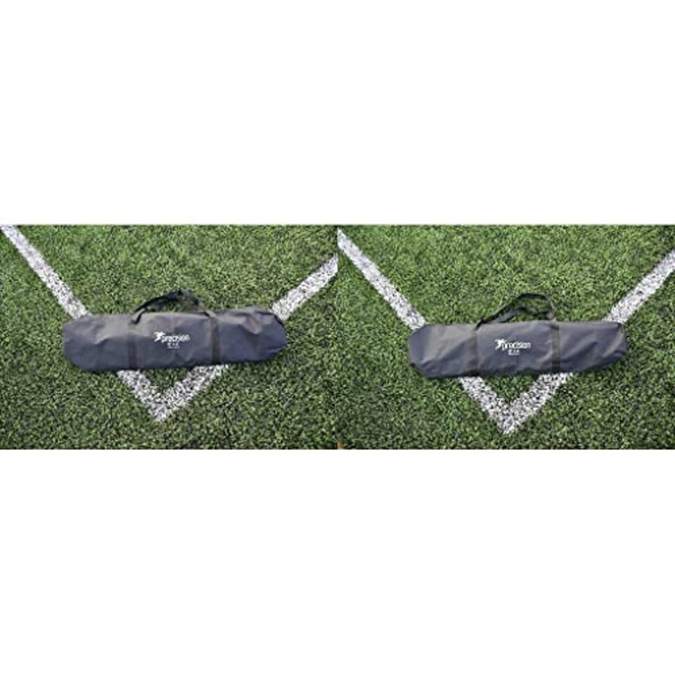 image 1 of Precision Flexi Net Replacement Carry Bag, Heavy Duty Zipped Extra Storage Duffle, Travel Carry Handles, Durable Polyester Design For Flexi Net Goals, Black, 4' X 2.5'