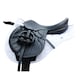 image 2 of HySPEED Pro Reaction Mesh 3D Horse Saddlepad - White - Full