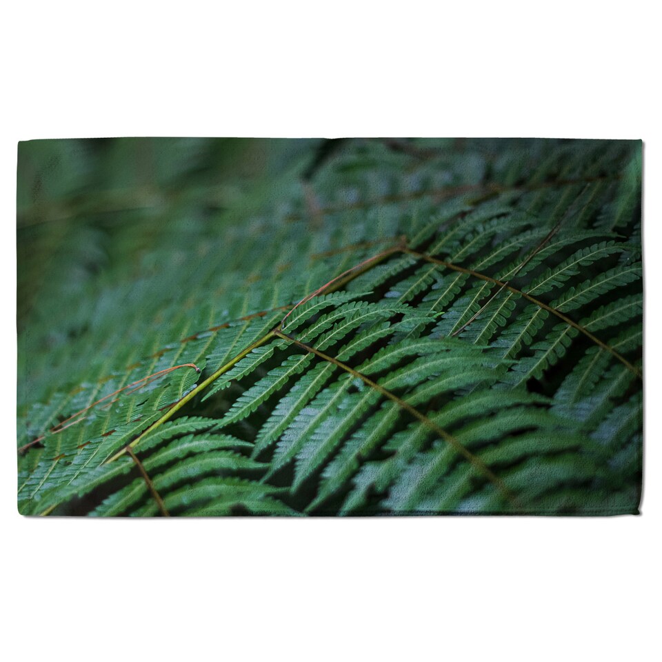 image 1 of grren leaves pattern and texture at Indonesia Designer Bath Towel | Multi