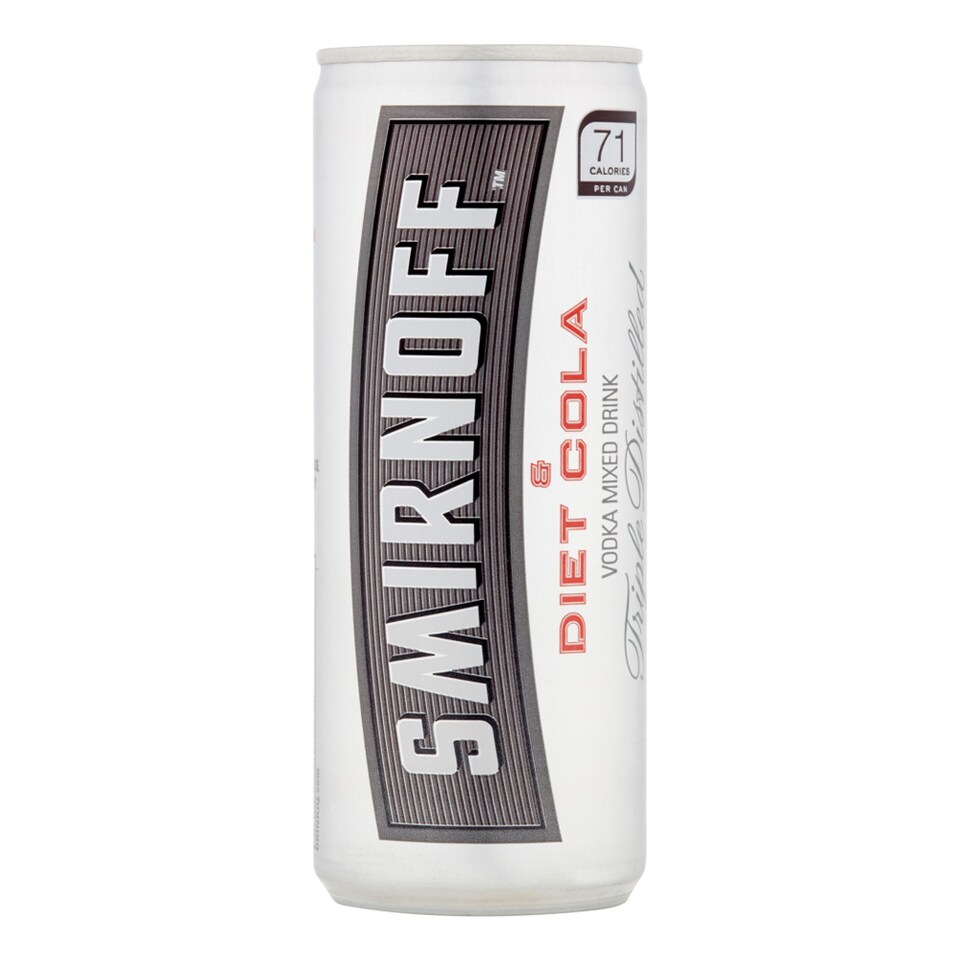 Smirnoff & Diet Cola Premix 250ml