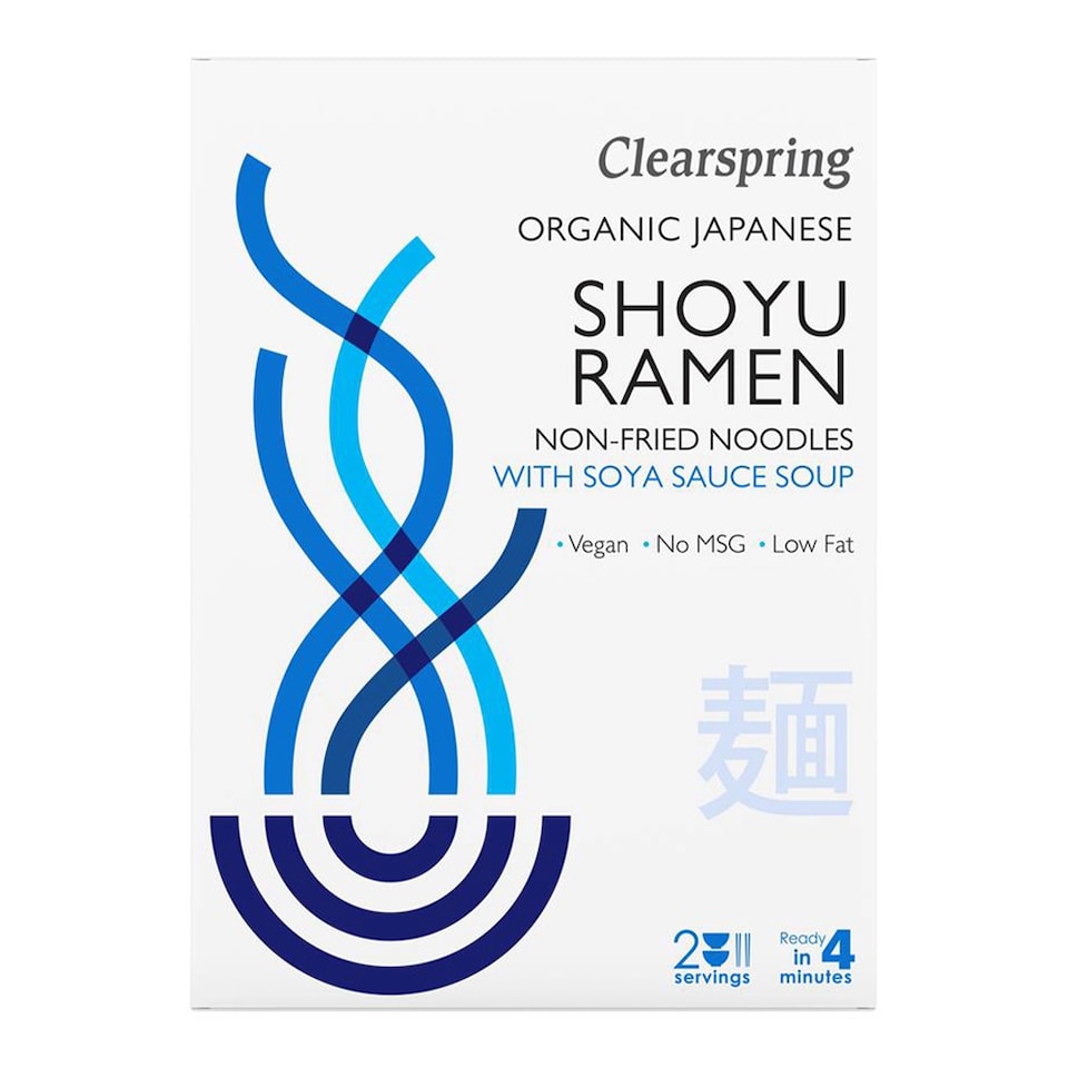 Organic Japanese Shoyu Ramen Noodles 210g (Clearspring)
