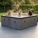 image 2 of Wave Garda 4 Person Eco Foam Hot Tub, Flint Grey