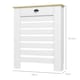 image 7 of HOMCOM Radiator Cover with Drawer, Horizontal Slat, 78cm, White