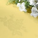 image 1 of Polyester Rose Design Tablecloth | Yellow | Chelsea Yellow | 178cm x 366cm