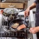 image 6 of KitchenAid Stainless Steel Frying Pan Set, 20, 24 & 28cm PFAS Free Fry Pans