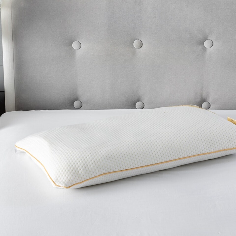 image 1 of Memory Foam Pillow Neck Support Orthopaedic Pillow White