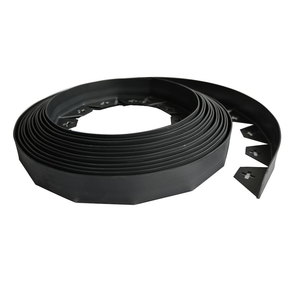 image 1 of KCT 50 Metre Flexible Plastic Lawn Edging Garden Grass Border with 200 Pegs