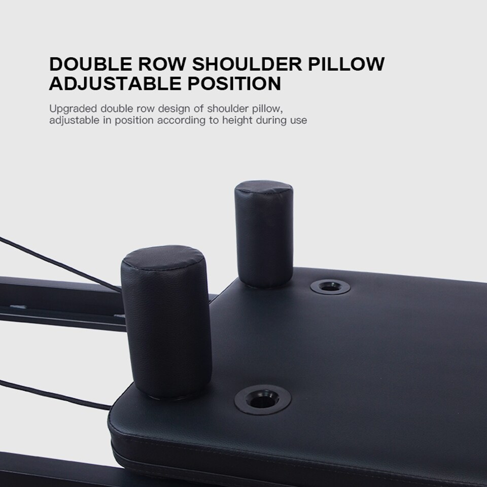 image 1 of Gr8 Home Pilates Reformer Stretch Machine Folding Home Gym Equipment Body Sculpting Board