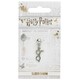image 4 of Harry Potter Silver Plated Lightning Bolt with Glasses Slider Charm