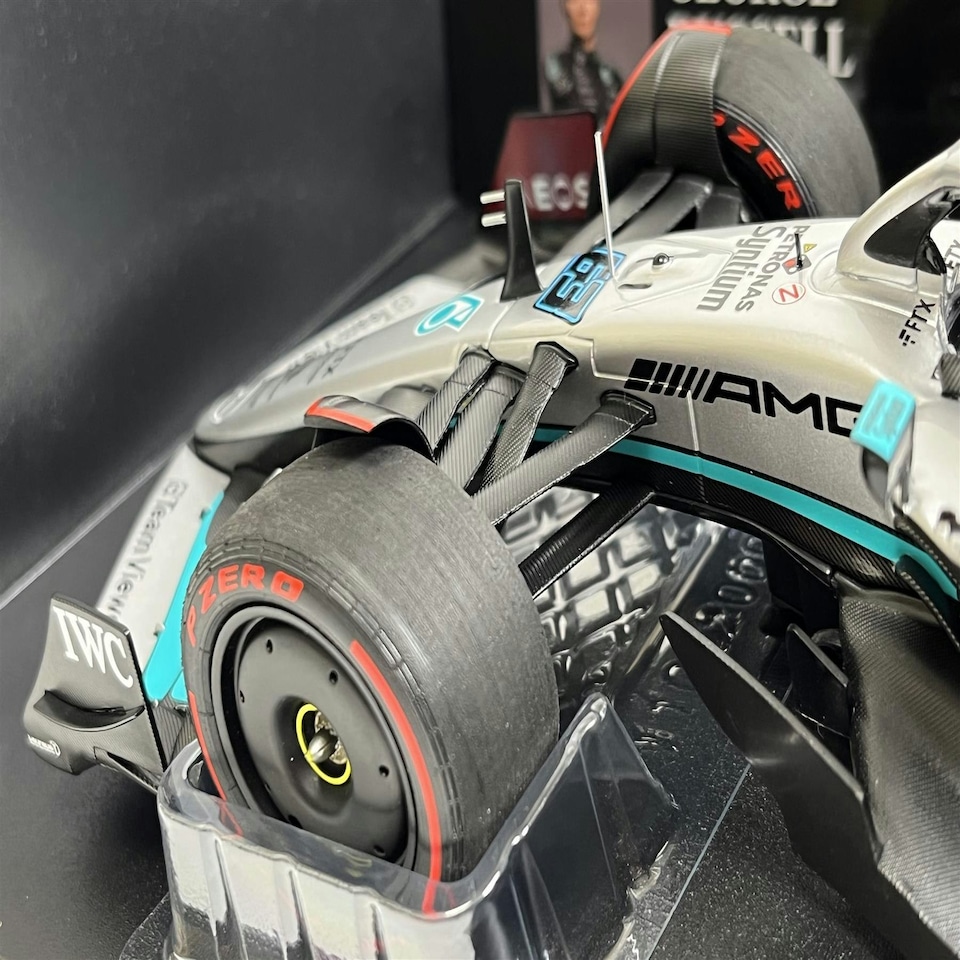 image 1 of George Russell #63 Mercedes AMG F1 Team Spanish GP 2022 1:18 Minichamps 110220063