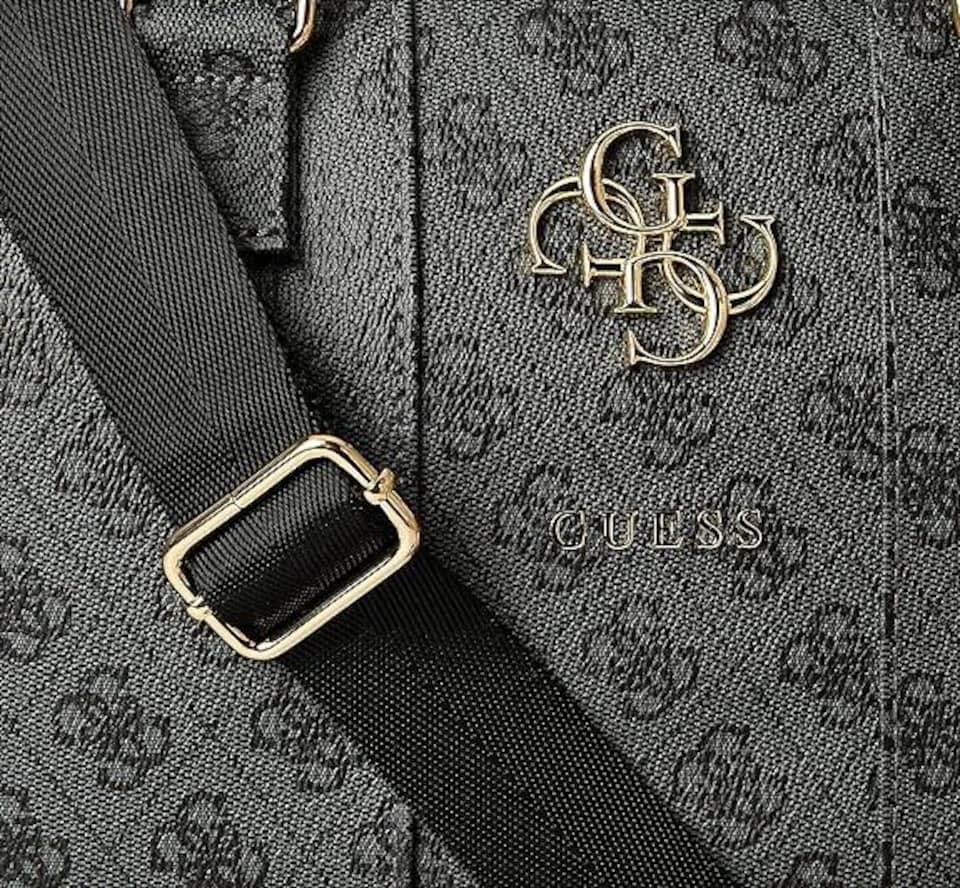 image 1 of Guess 4G Metal Logo Laptop Bag 16 Grey - FUCB15G4GFGR