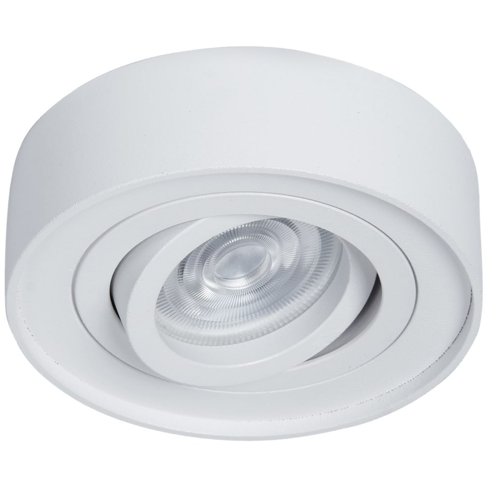 image 1 of Milagro Spot Light Nusa Round White 1xGU10