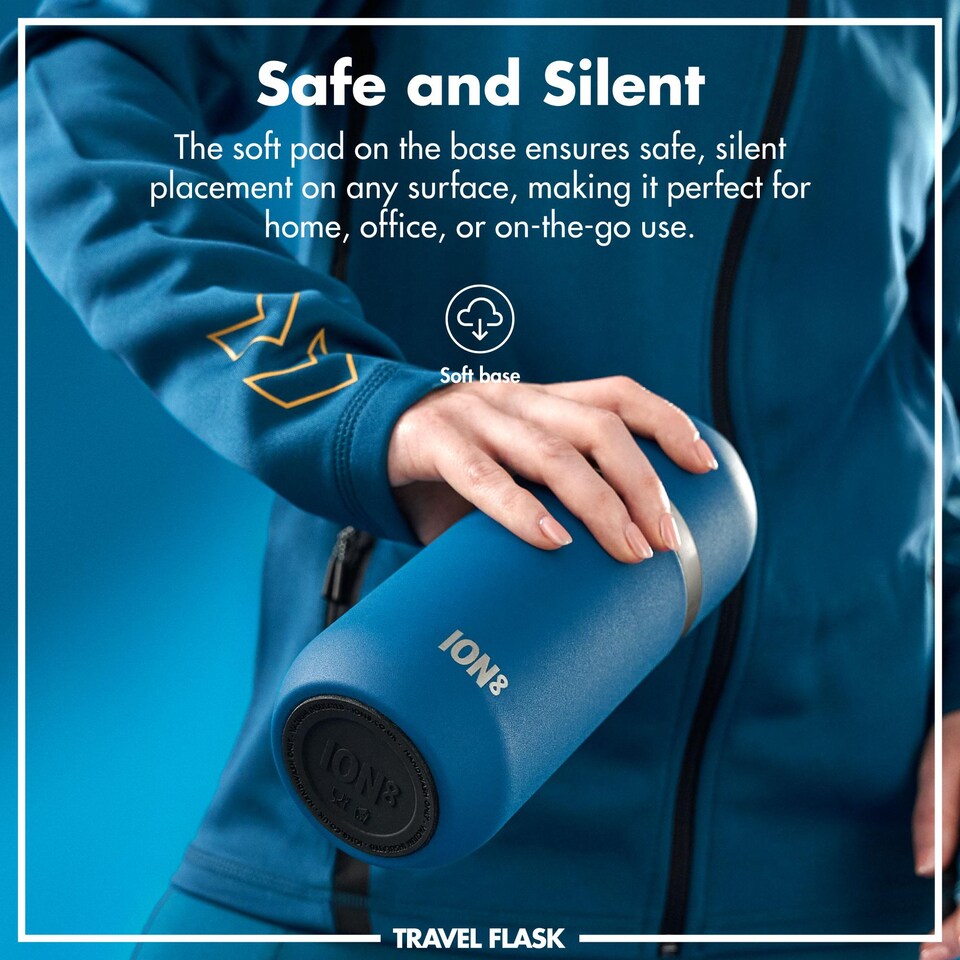 image 1 of Luma Flask & Mug, Vacuum Insulated, 700ml (24oz) | Blue | Deep Teal | One Size