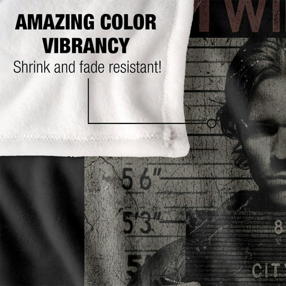 image 1 of Supernatural Mugshot Sam Winchester Blanket - Multicoloured - One Size