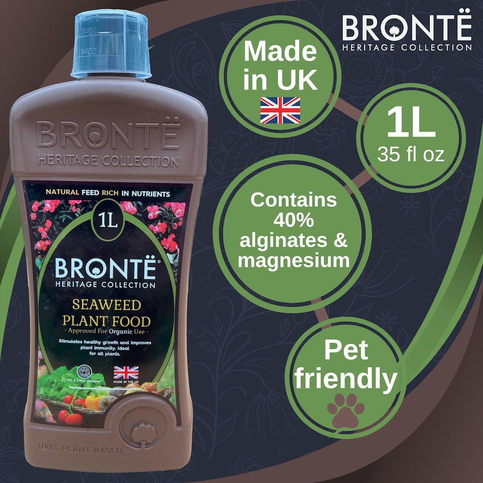 image 1 of Bronte Heritage Organic Seaweed Plant Food 1L Makes 300L Liquid Fertiliser