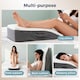 image 6 of Lavio Leg Elevation Pillow Momory Foam Wedge For Knee Hip Lower Back Pain Relief