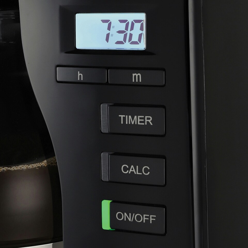 image 1 of Melitta 1025-08 Look V Therm Filter Coffee Machine, Stainless Steel, Black