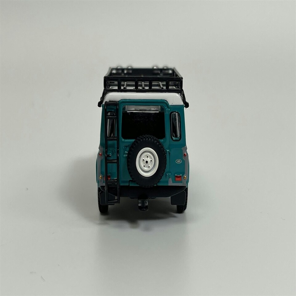 image 1 of Land Rover Defender 110 1985 County Station Wagon Green RHD 1:64 Mini GT MGT00590R