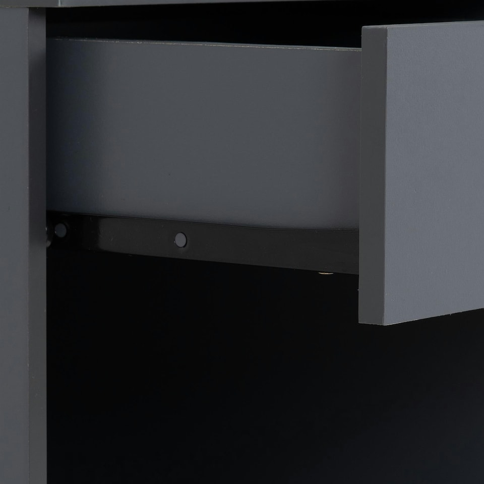 image 1 of Dakota 1 Drawer Bedside White