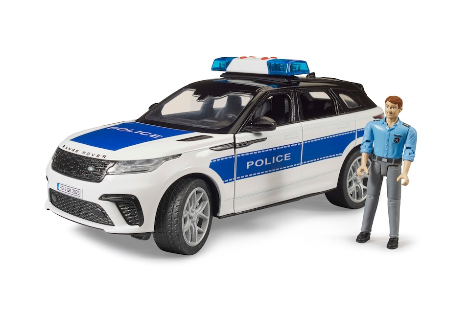 image 1 of Bruder Range Rover Velar Police with policeman Police Vehicle Playset