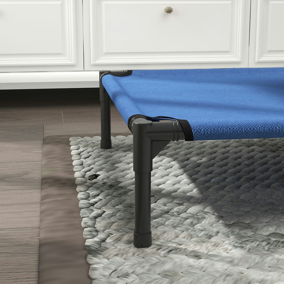 image 1 of Pawhut Elevated Pet Bed Cool Cot Dog Sleep Folding Indoor Outdoor Camping 76Lcm