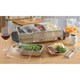 image 2 of Cooks Professional 3-Section Buffet Warmer 4.5L with Hotplate Function | Silver | Silver | 1