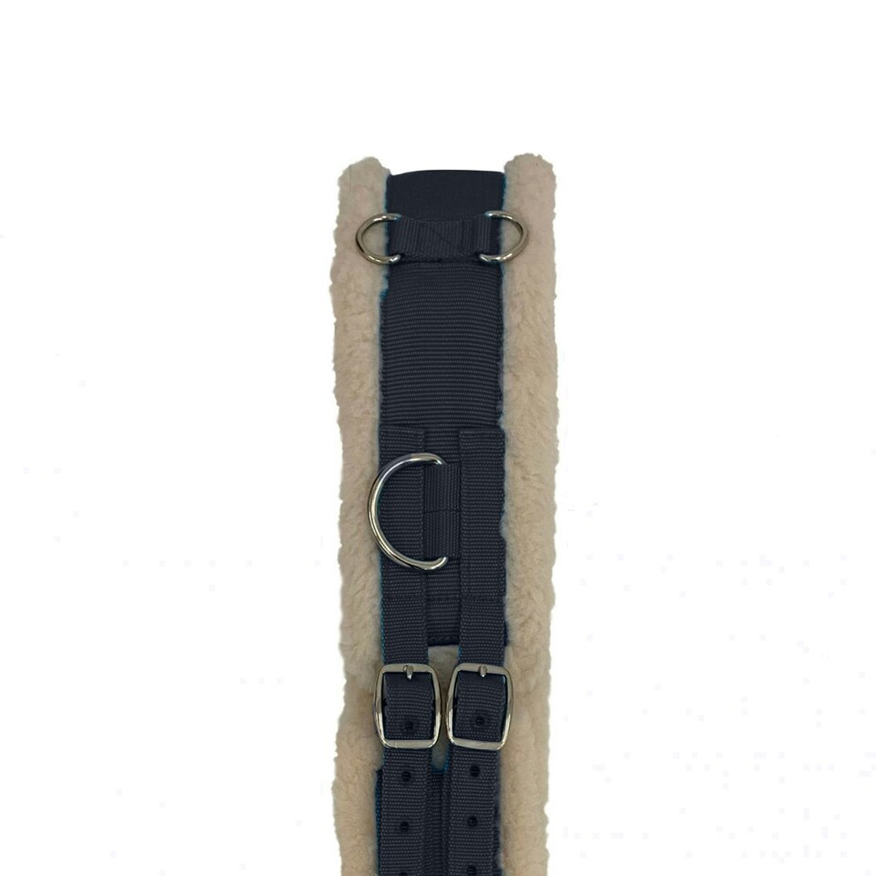 image 1 of Shires Fleece Padding Nylon Horse Lunging Roller - Black - Cob