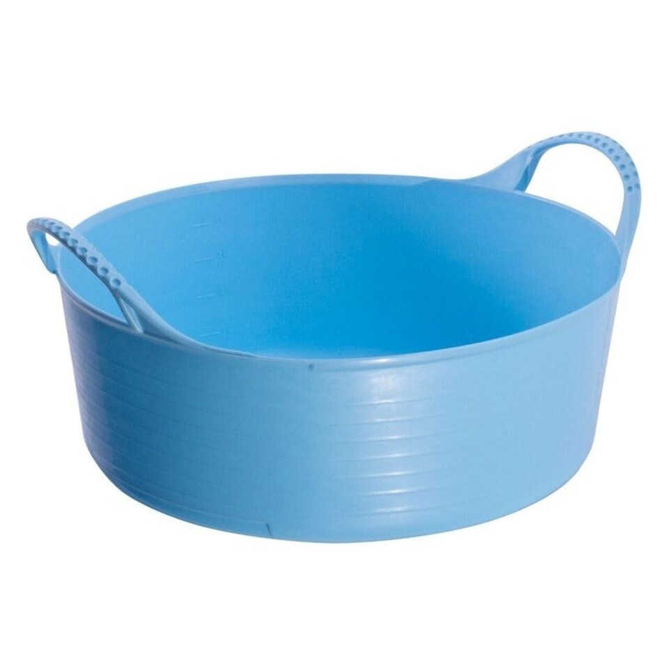 Red Gorilla Mini Flexible Shallow Tubtrug - Sky Blue - 5 litres