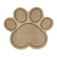 Howler & Scratch Mat Shaped Paw 49x56 Door Mat