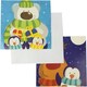 image 4 of 12 Square Christmas Cards Polar Bear, Penguin and Reindeer Design