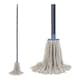 image 1 of Cotton Floor Mop Super Absorbent Cotton Mop Head 116cm Metal Handle