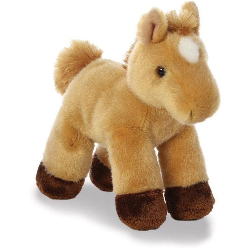 image 1 of Aurora Mini Flopsies - Prancer Light Brown Horse 20cm