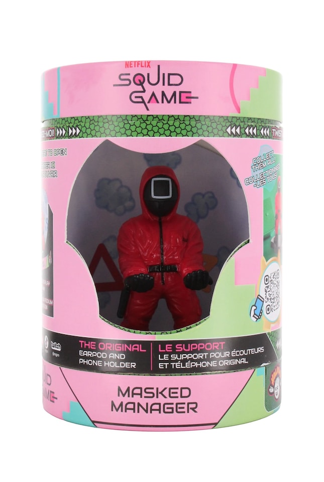 image 1 of Cable Guys Holdems Squid Game Square Guard Mini Phone Stand and Device Holder