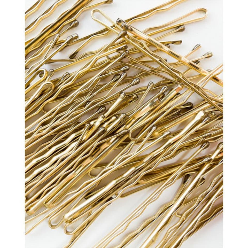 image 1 of Brushworks Blonde Bobby Pins 50 Pack | Yellow | Yellow | One Size