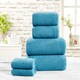 image 5 of Waffle Pure Cotton Hand Towels Super Soft and Absorbant Blue | Duck Egg | Hand towel
