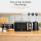 image 6 of VonShef Nordic Microwave 20L 700W Black & Wood
