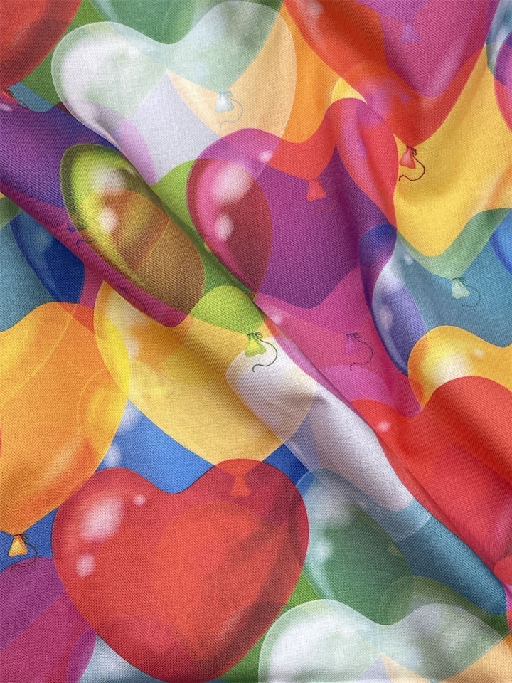 Multicoloured 100% Craft Cotton Fabric for Bag Making, Dressmaking, Quilting, 148cm / 58" Wide - per metre