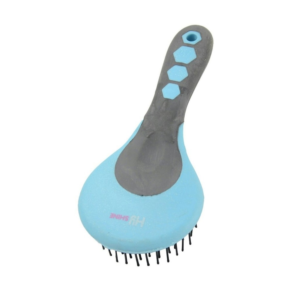 HySHINE Glitter Mane & Tail Brush - Navy/Blue - One Size