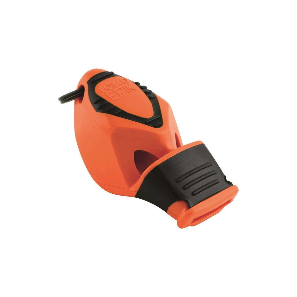 image 1 of Fox 40 Epik CMG Safety Whistle - Orange/Black - One Size