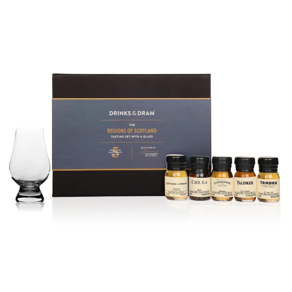 image 1 of The Regions of Scotland Tasting Set with Glass | Clear