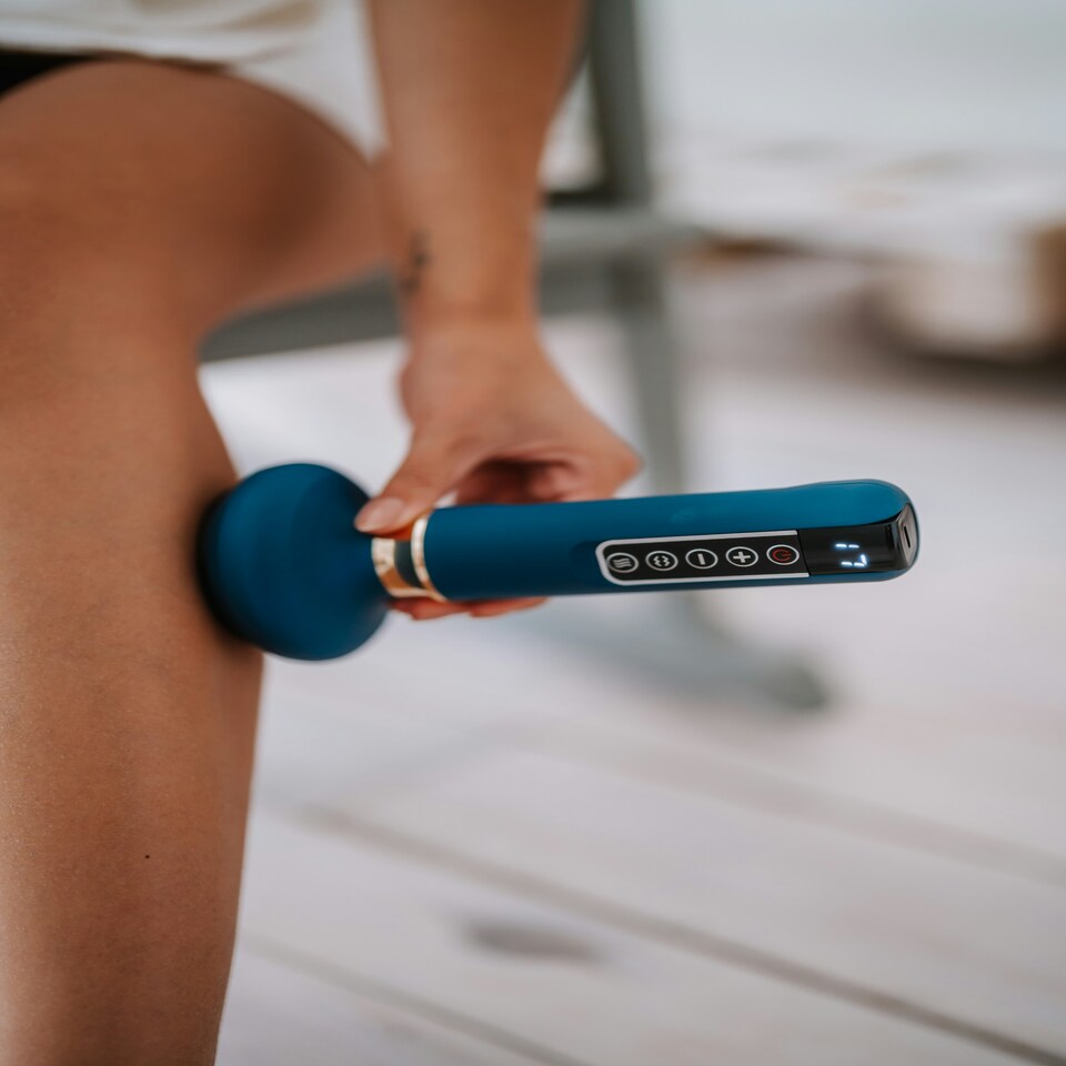 image 1 of Medivon Halley Handheld Massager Blue
