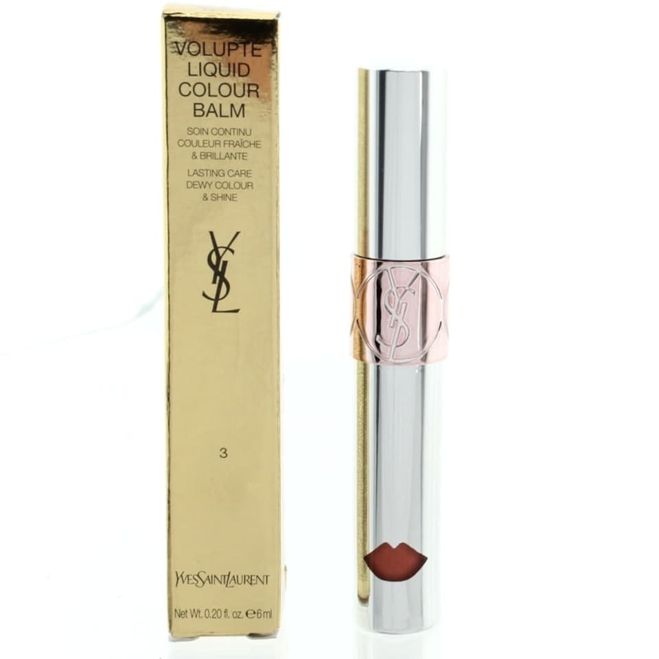 image 1 of YSL Volupte Liquid Lip Balm 3 Show Me Peach